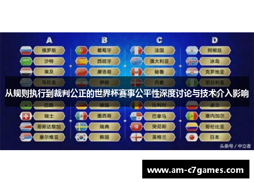 从规则执行到裁判公正的世界杯赛事公平性深度讨论与技术介入影响 从规则执行到裁判公正的世界杯赛事公平性深度讨论与技术介入影响